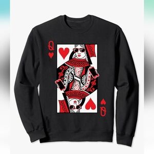 Queen of Hearts Oversized Sweatshirt